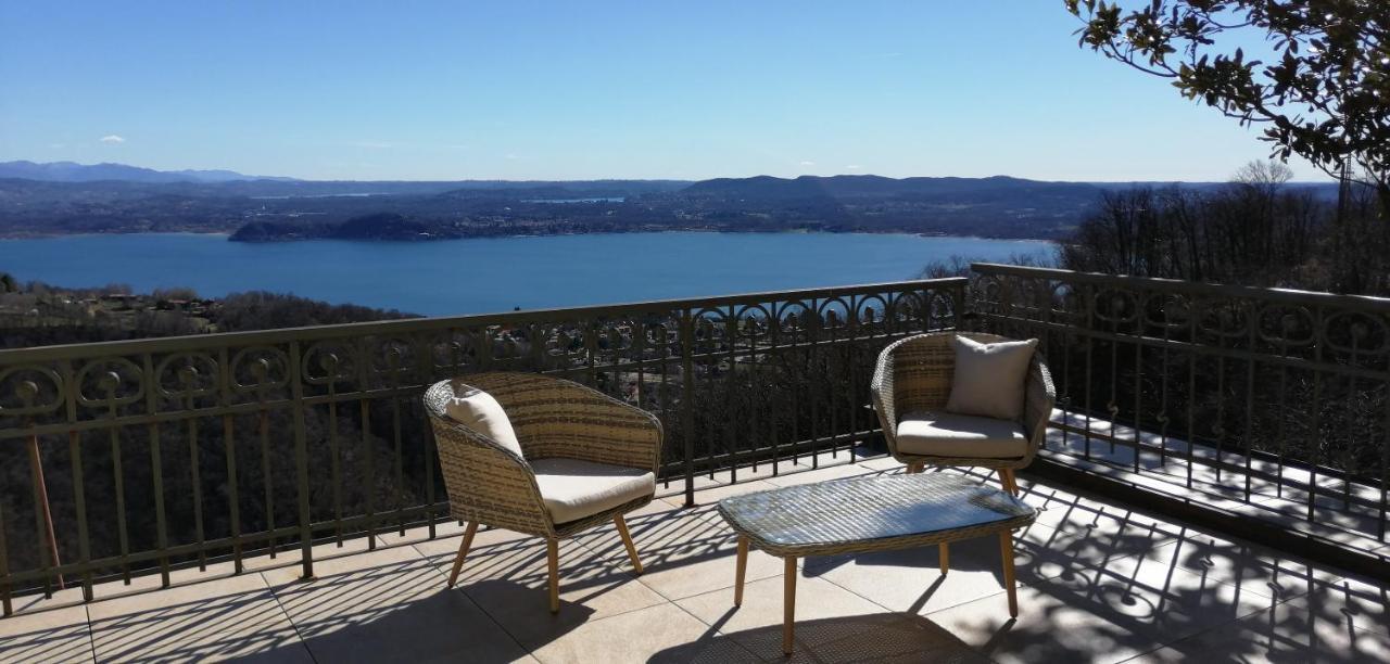 Villa Magnolia Bb, Lago Maggiore Massino Visconti Bagian luar foto