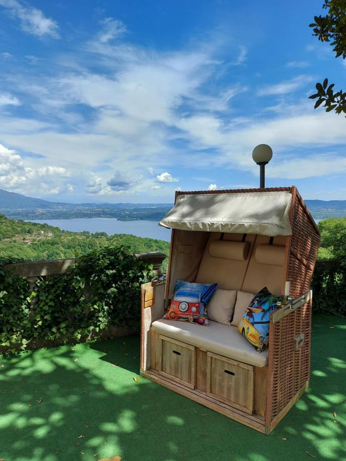 Villa Magnolia Bb, Lago Maggiore Massino Visconti Bagian luar foto